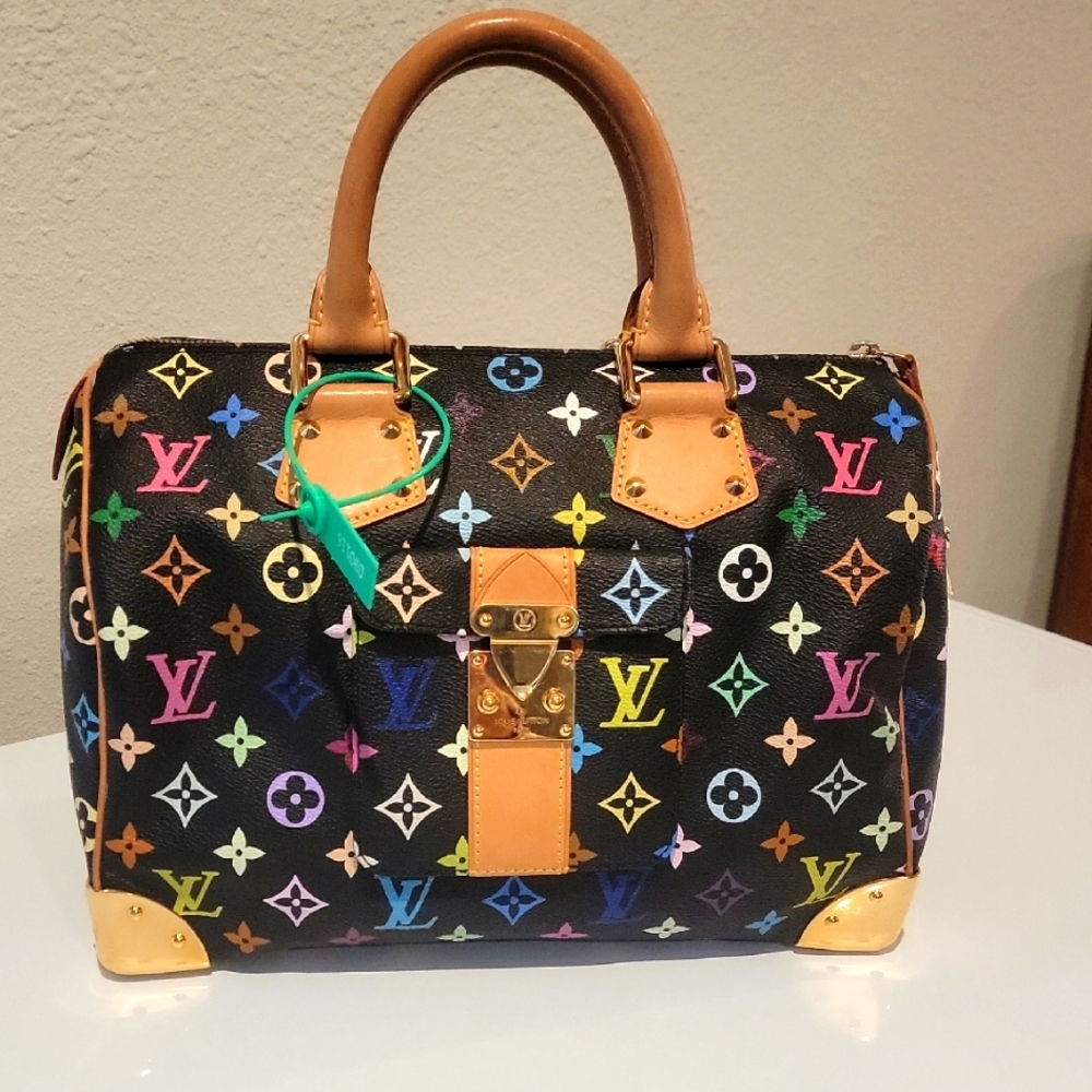 💔Sold Louis Vuitton Multicolor Monogram MURAKAMI SPEEDY - Picture 1 of 17